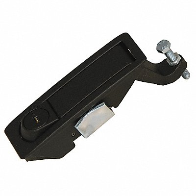 Compression Latch Keyed Blk Powder Coat MPN:4RRA6