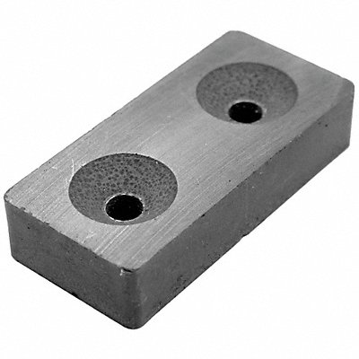 Block Magnet 2 holes 3 lb Pull MPN:10E793