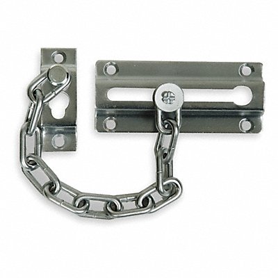 Chain Door Guard Slide Bar Satin Chrome MPN:1HEX7