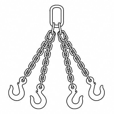 Chain Sling 5 ft L QOS Sling Type MPN:200002844