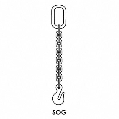 Chain Sling 5 ft L SOG Sling Type MPN:200003061