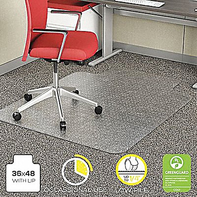 Chair Mat Traditional Lip 36 x 48 In. MPN:29PL62