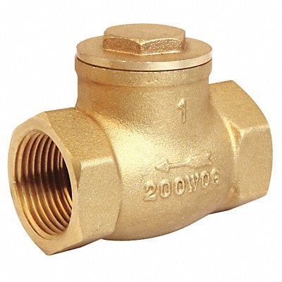 Swing Check Valve Brass 1/2 FNPT MPN:10F322