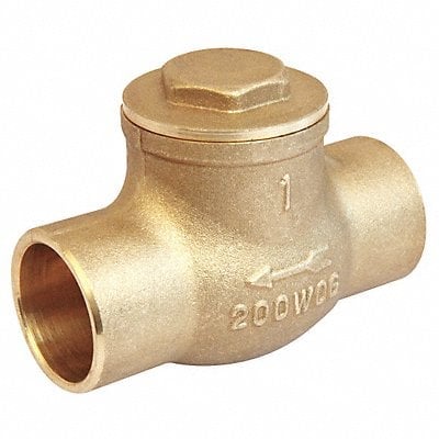 Swing Check Valve Brass 1/2 Sweat MPN:10F328