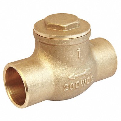 Swing Check Valve Brass 3/4 Sweat MPN:10F329