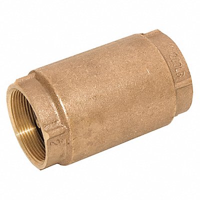 Spring Check Valve Bronze 1-1/4 FNPT MPN:6AJY4