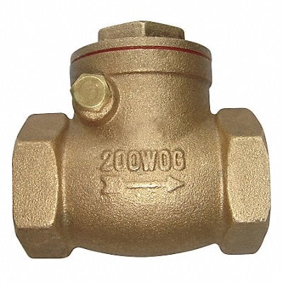 Swing Check Valve Brass 3/4 FNPT MPN:6VDT4