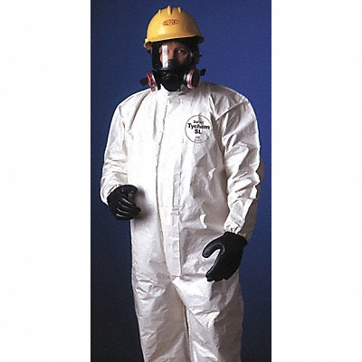 Hooded Disposable Coveralls XL Whit PK12 MPN:SL127BWHXL001200