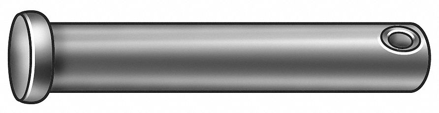 Clevis Pin Steel Zinc 0.570x2 In PK10 MPN:WWG-CLPZ-110