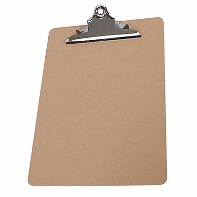 Clipboard Letter Size Hardboard Brown MPN:49Z238