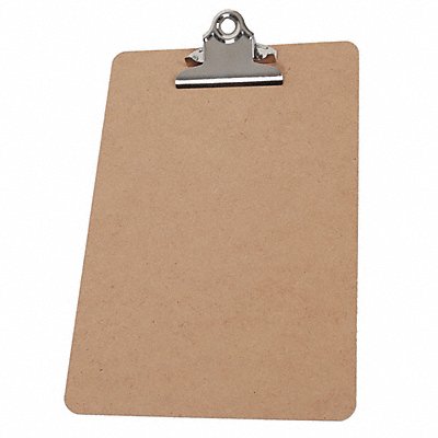 Clipboard Letter  Size Hardboard Brown MPN:49Z239