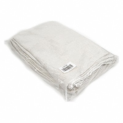 White Cloth Rag Terry 14 x17 PK12 MPN:51702