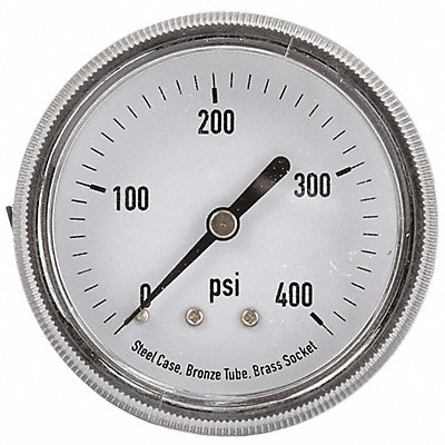 D1379 Panel Mount Pressure Gauge U Clamp 2-1/2 MPN:4CFA3