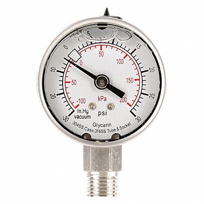 D1359 Compound Gauge Liquid Filled 2 In MPN:4CFF5