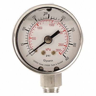 D1359 Pressure Gauge Liquid Filled 2 In MPN:4CFG3