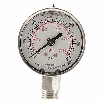 D1359 Pressure Gauge Liquid Filled 2 In MPN:4CFG7