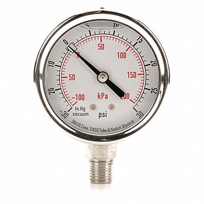 D1364 Compound Gauge Liquid Filled 2-1/2 In MPN:4CFH1