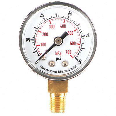 D1334 Pressure Gauge Test 1-1/2 In MPN:4FLR2