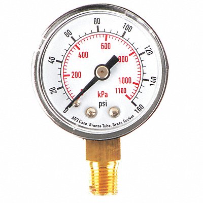 D1334 Pressure Gauge Test 1-1/2 In MPN:4FLR3