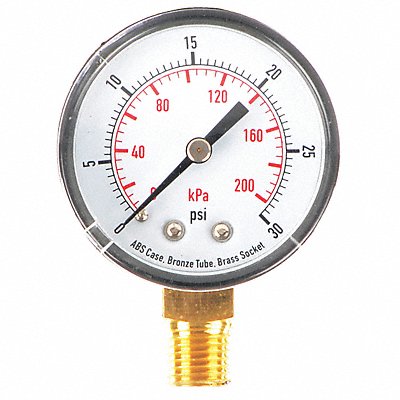 D1338 Pressure Gauge Test 2 In MPN:4FLT8