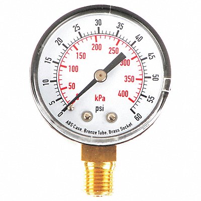 D1338 Pressure Gauge Test 2 In MPN:4FLT9