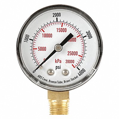 D1338 Pressure Gauge Test 2 In MPN:4FLV1