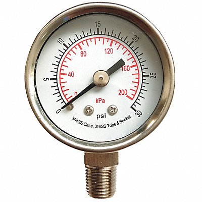 D1353 Pressure Gauge Test 1-1/2 In MPN:4FMH9