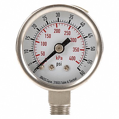 D1353 Pressure Gauge Test 1-1/2 In MPN:4FMJ1