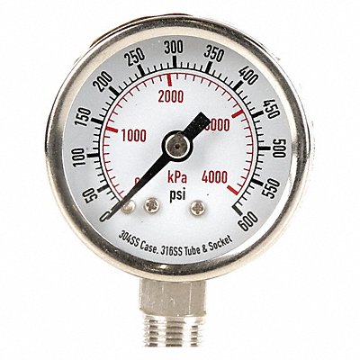 D1353 Pressure Gauge Test 1-1/2 In MPN:4FMJ7