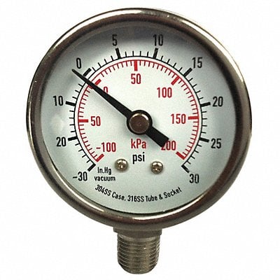 D1357 Pressure Gauge Test 2 In MPN:4FML6