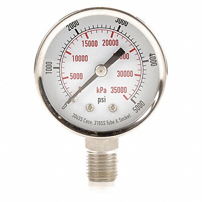 D1357 Pressure Gauge Test 2 In MPN:4FML7