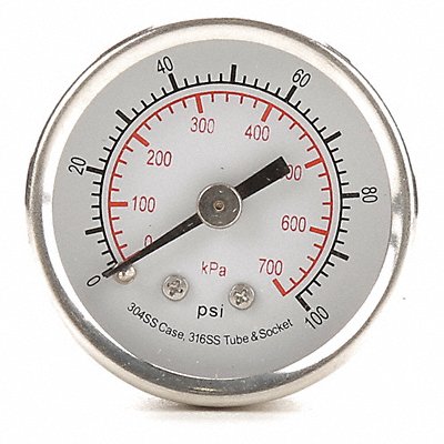 D1354 Pressure Gauge Test 1-1/2 In MPN:4FMT4