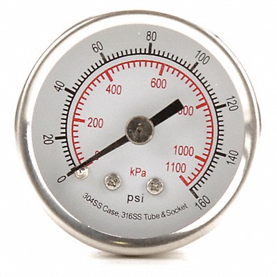 D1354 Pressure Gauge Test 1-1/2 In MPN:4FMT5