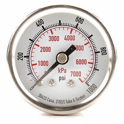 D1354 Pressure Gauge Test 1-1/2 In MPN:4FMU1