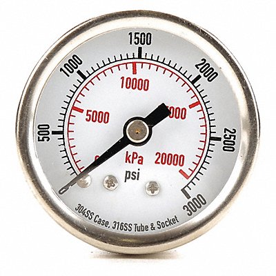 D1354 Pressure Gauge Test 1-1/2 In MPN:4FMU3