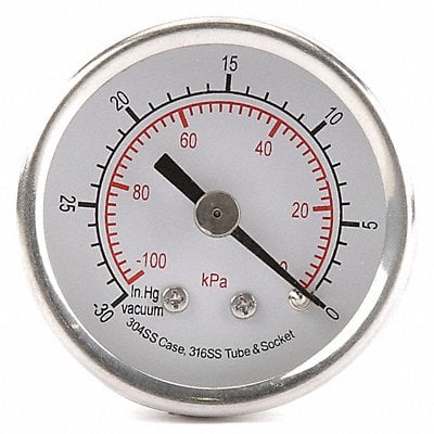 D1358 Pressure Gauge Test 2 In MPN:4FMU8