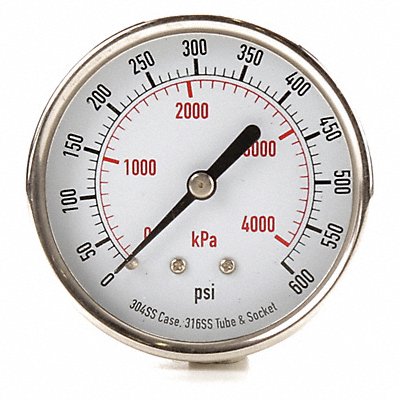 D1363 Pressure Gauge Test 2-1/2 In MPN:4FMX1