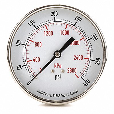 D1367 Pressure Gauge Test 3-1/2 In MPN:4FMY5