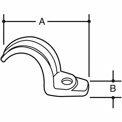 Strap Malleable Iron PK50 MPN:4YF51