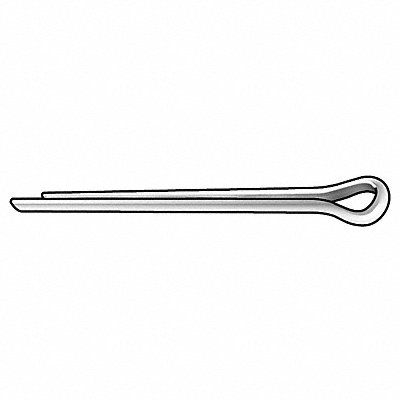 Cotter Pin Ext Prong 1/16 Dx1/2 L PK100 MPN:2UHK2