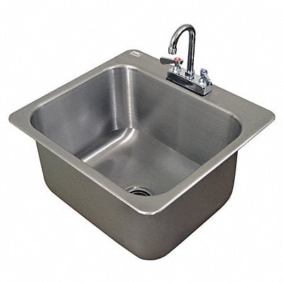 Sink w Faucet Rect 20 x16 x12 MPN:DI-1-2012