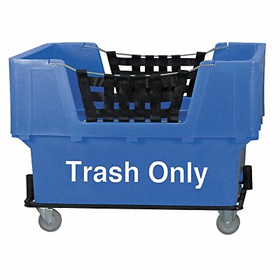 Cube Truck LLDPE Blue 23.0 cu ft. MPN:N1017261-BLUE-TRASH