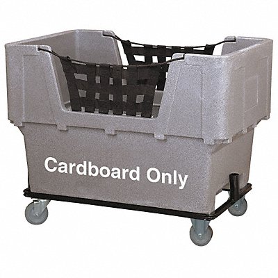 Cube Truck LLDPE Gray 23.0 cu ft. MPN:N1017261-GRAY-CARDBOARD