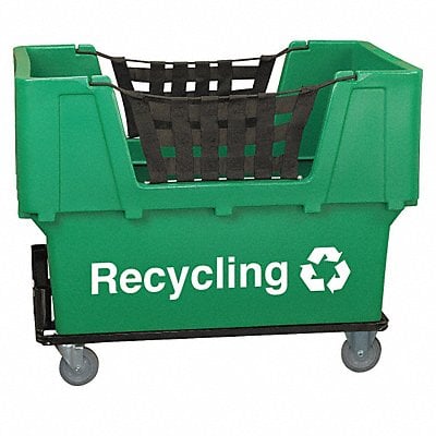 Cube Truck LLDPE Green 23.0 cu ft. MPN:N1017261-GREEN-RECYCLE