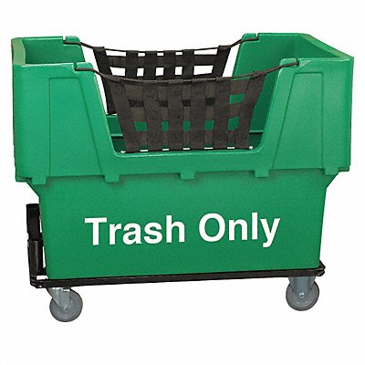 Cube Truck LLDPE Green 23.0 cu ft. MPN:N1017261-GREEN-TRASH