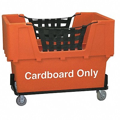 Cube Truck LLDPE Orange 23.0 cu ft. MPN:N1017261-ORANGE-CARDBOARD