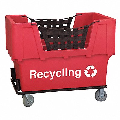 Cube Truck LLDPE Red 23.0 cu ft. MPN:N1017261-RED-RECYCLE