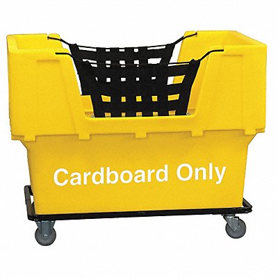 Cube Truck LLDPE Yellow 23.0 cu ft. MPN:N1017261-YELLOW-CARDBOARD