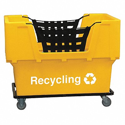 Cube Truck LLDPE Yellow 23.0 cu ft. MPN:N1017261-YELLOW-RECYCLE