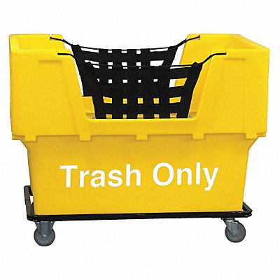 Cube Truck LLDPE Yellow 23.0 cu ft. MPN:N1017261-YELLOW-TRASH